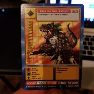 Darktyrannomon digimon card